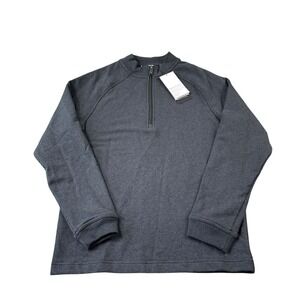 Public Rec Weekend Half Zip Gray Men's Performance Pullover Size Small NWT